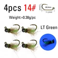 4pcs Lt Green size14