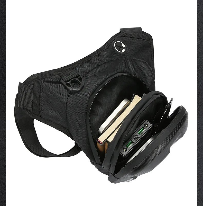 Mens Waterproof Sling Bag - Compact Chest Shoulder Pack, Crossbody Phone Bag for Outdoor Gym Jogging