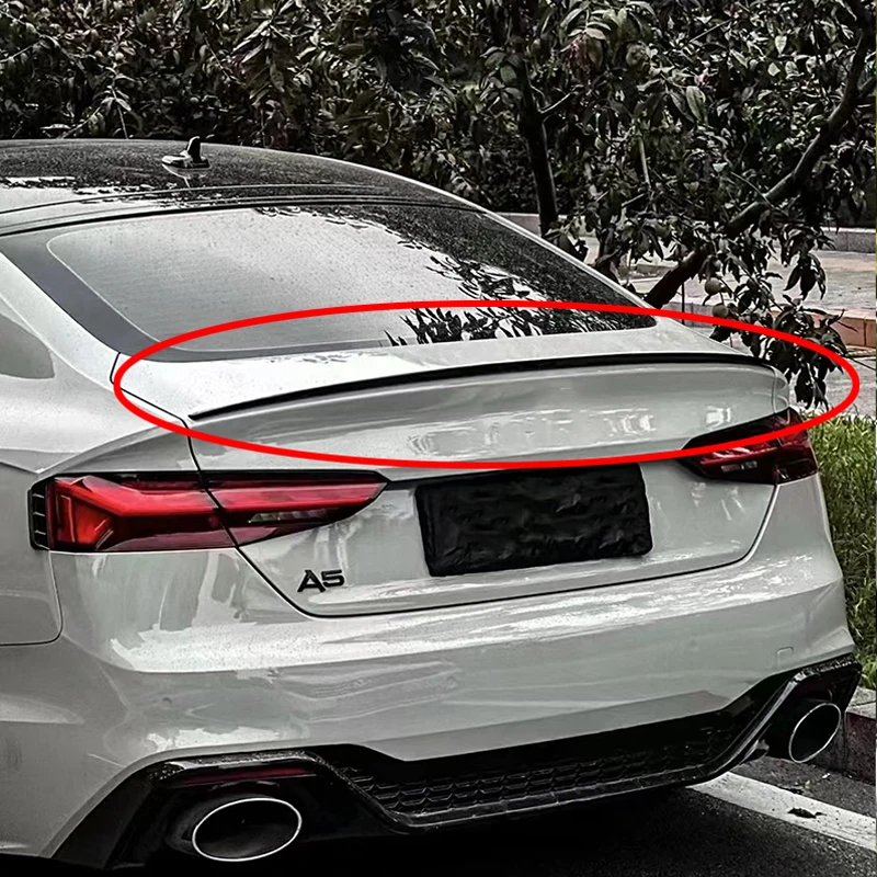 For Audi A5 B9 S5 4-door S5 Sline RS5 Sportback rear trunk lid spoiler wing body sports modification kit 2017 18 19 20 21 22 23