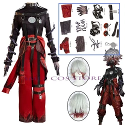 Scarce Patient Cosplay Game Identity V Emil Costume Uniform Mask Wig Prop Set Halloween Party Role Play Outfit for Man Clothing