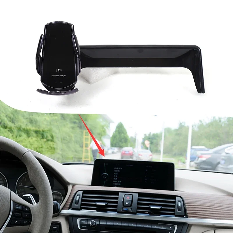 

For BMW 3 Series F30 F31 F34 2012~2019 8.8 Inches Car Central Control Navigation Screen Mobile Phone Holder Accessories