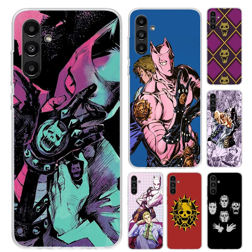 JoJo Adventure Killer Queen Phone Case for Samsung Galaxy A16 A26 A36 A56 A15 A25 A35 A55 A14 A24 A34 A54 A13 A23 A33 A53 A05S A