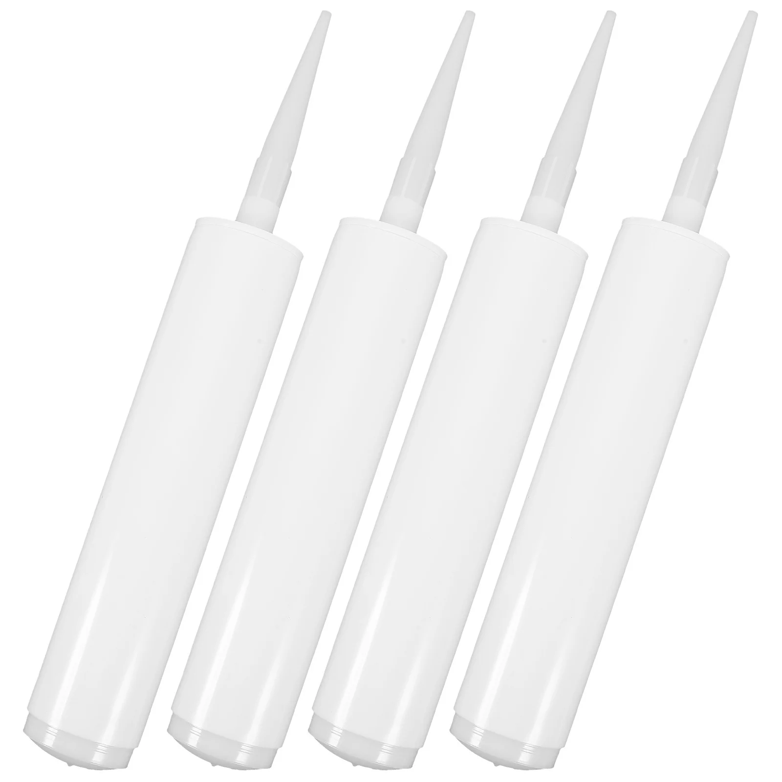 

4Pcs Plastic Caulk Tubes Empty Refillable Latex Sealant Tubes for DIY Home Sealing Tile Floor Joints Empty Caulk Tube