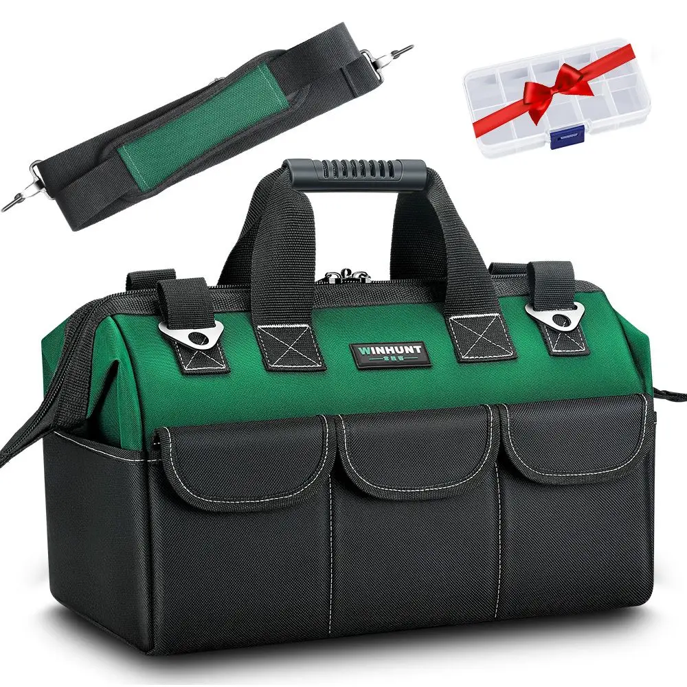 Thickened Toolbox Toolbag Oxford Cloth Empty PP Plastic Storage Box Multifunctional Maintenance Tool Box Household