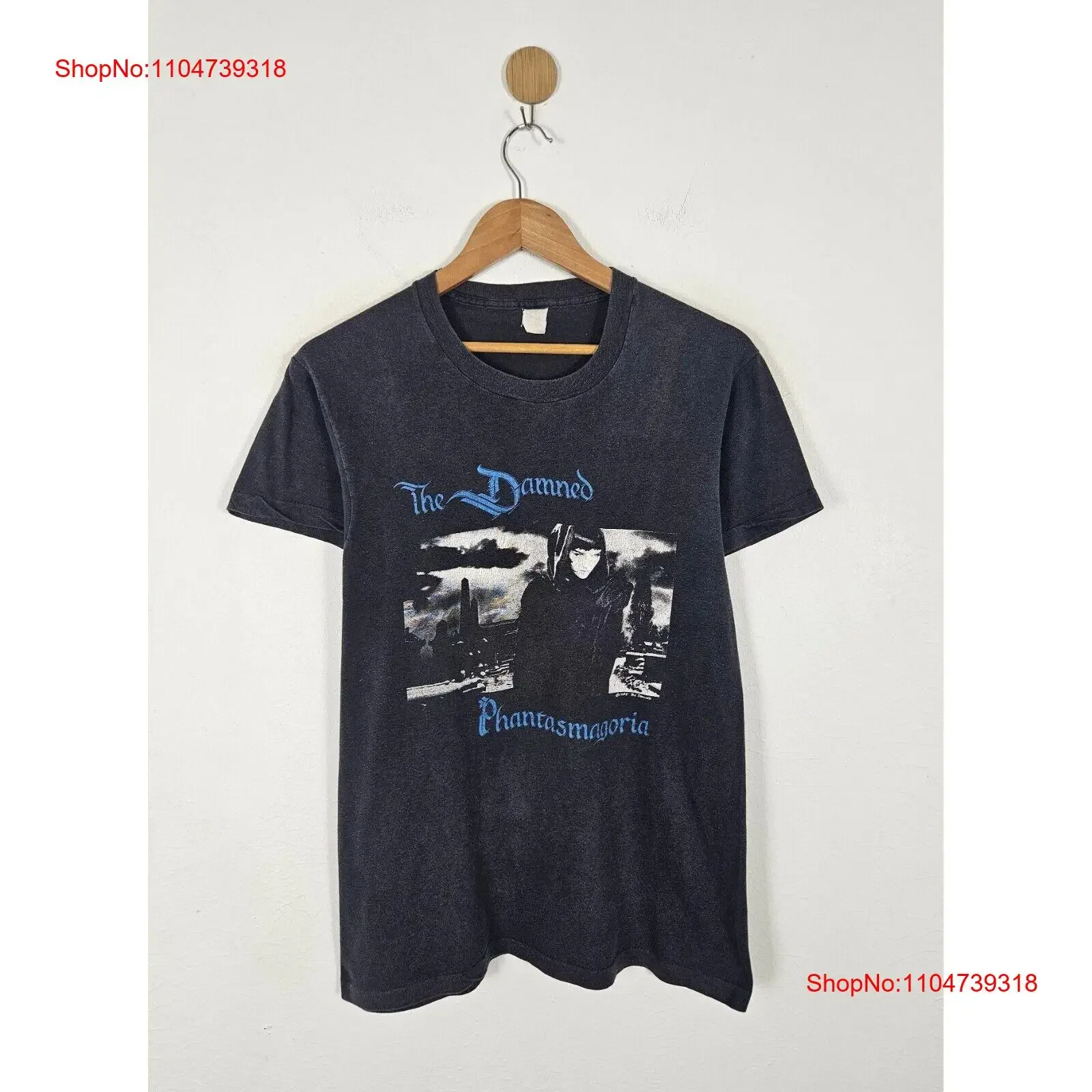 

Vintage The Damned Phantasmagoria Tour 85 80s shirt vintage Washed streetwear Slightly Unisex designer clothes Comfortable