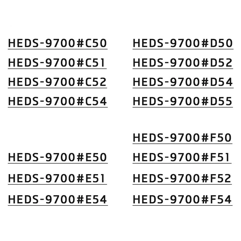 2PCS HEDS9700 Series Grating Decoder Raster Encoder Reader Head for Wide Format Eco Solvent & UV Inkjet Printer Consumables