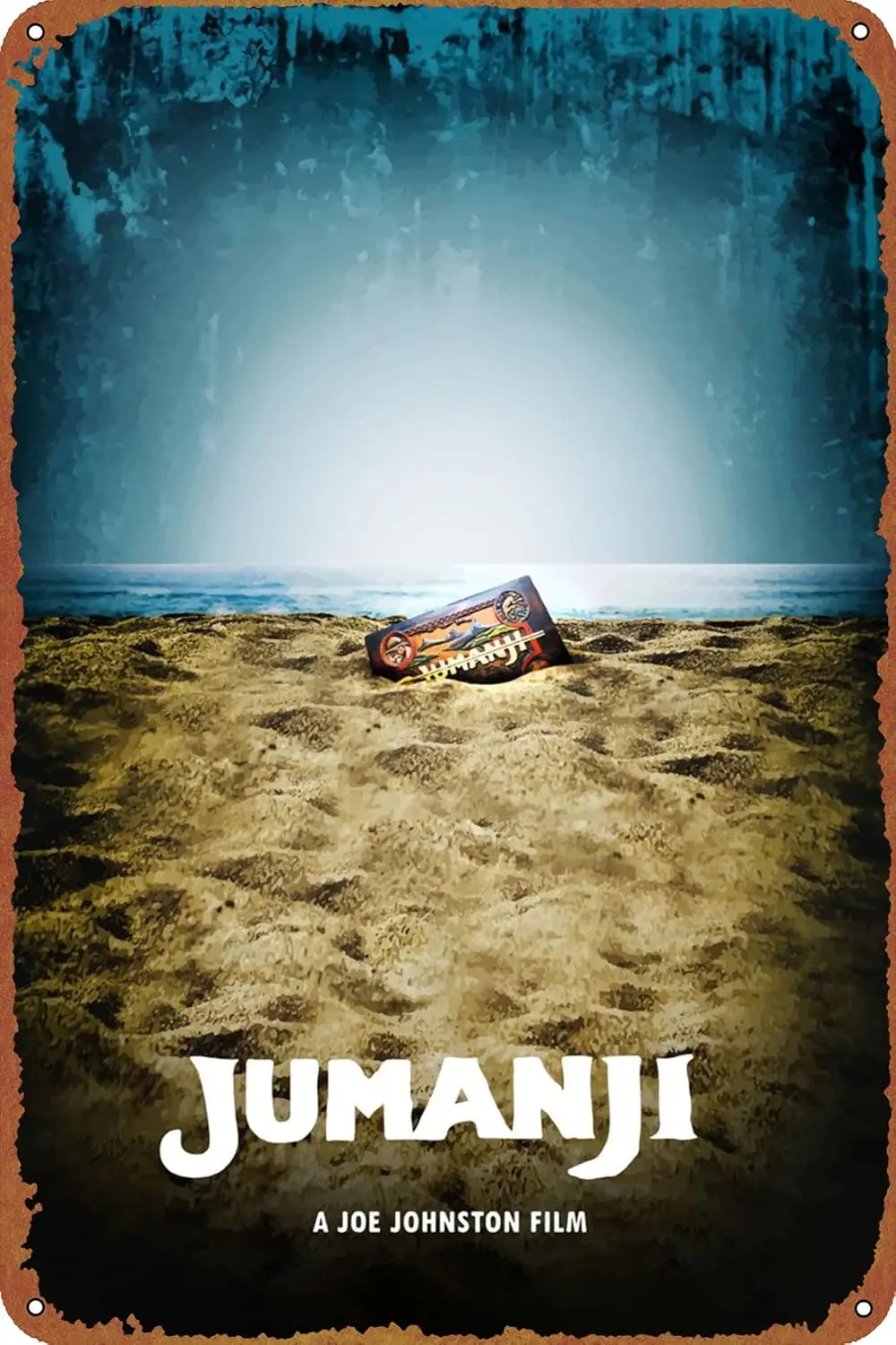 Jumanji الفيلم المشارك ريترو معدن القصدير تسجيل خمر جدار ديكور علامات ملصق معدني 8x12 بوصة #1