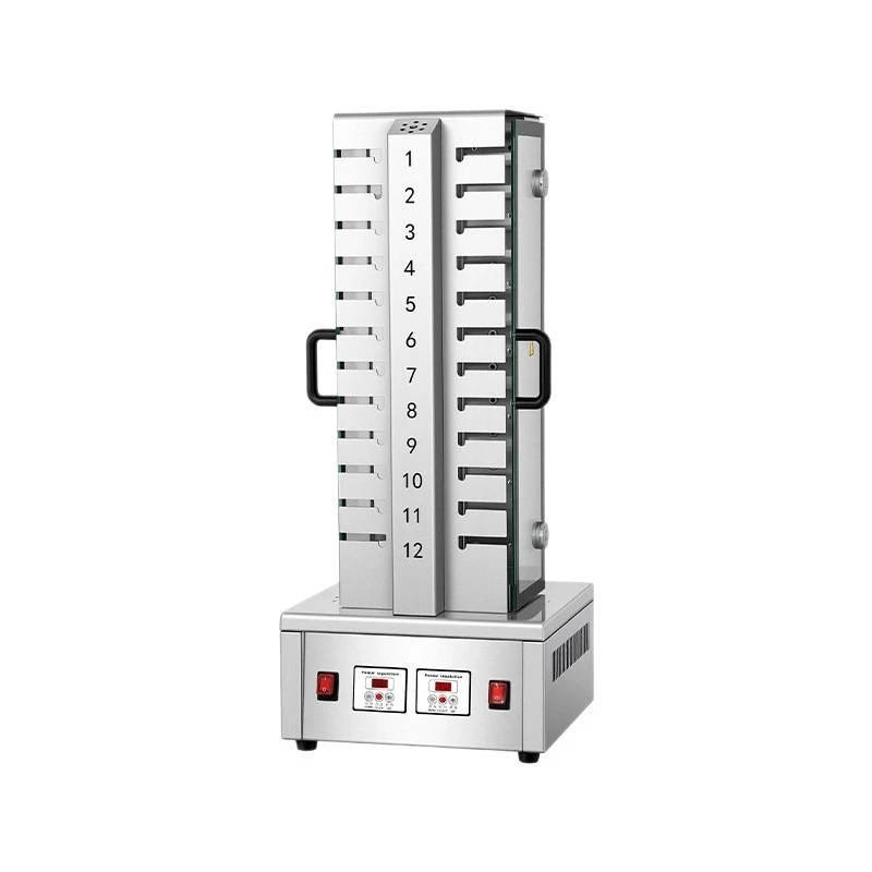 Electric Grill Commercial No Vertical Grill Machine Full Automatic Rotary Skewers Mutton Skewers Stall