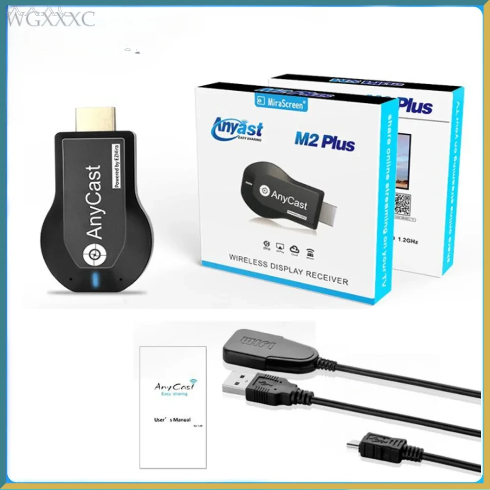 TV Stick HD 1080P inalámbrico WiFi Display TV Dongle receptor para AnyCast M2 plus para Airplay HDTV TV Stick para DLNA Miracast