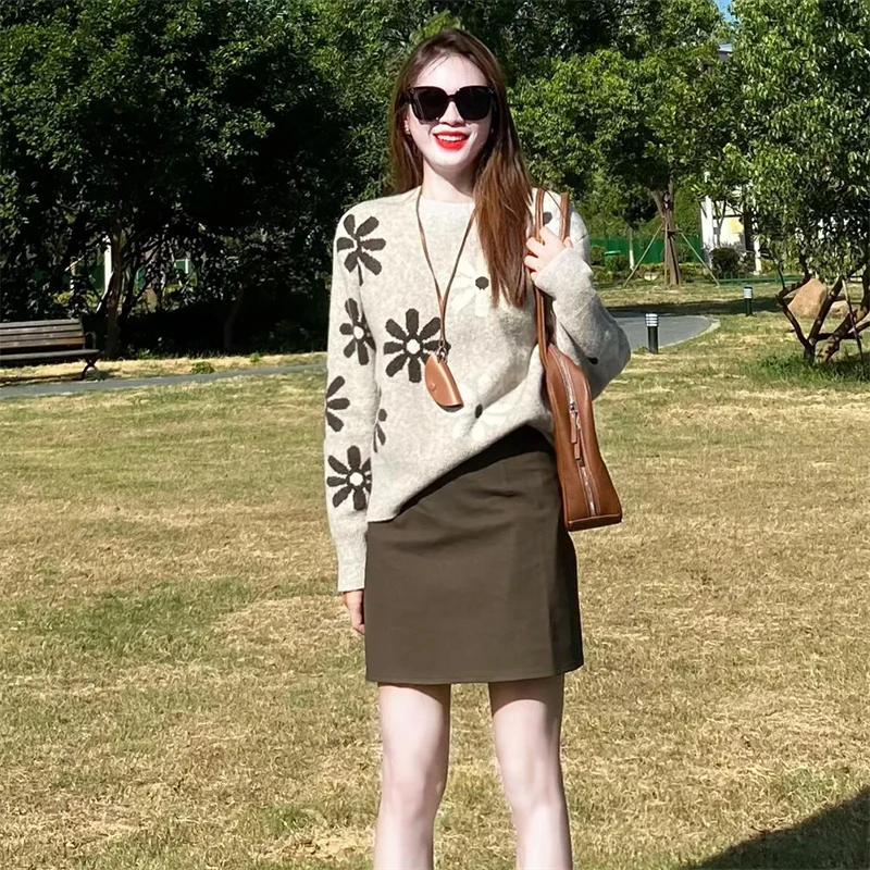 Suéter Corto para Mujer, Tejido Antibolitas, Capa Base de Punto, Calidad Premium, Fábrica Trece de Guangzhou, Dongguan Dalang