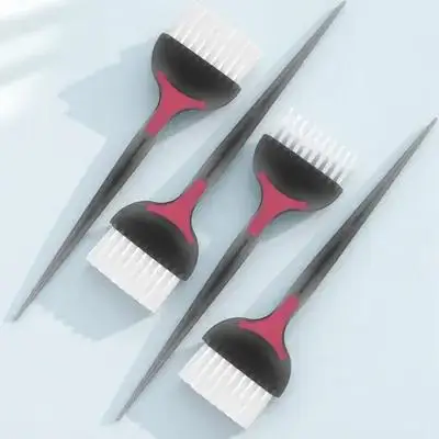 4Pcs Professional Hair Dye Brush Coloring Applicator for Salon Home DIY Long Short Curly Straight Hair Treatment