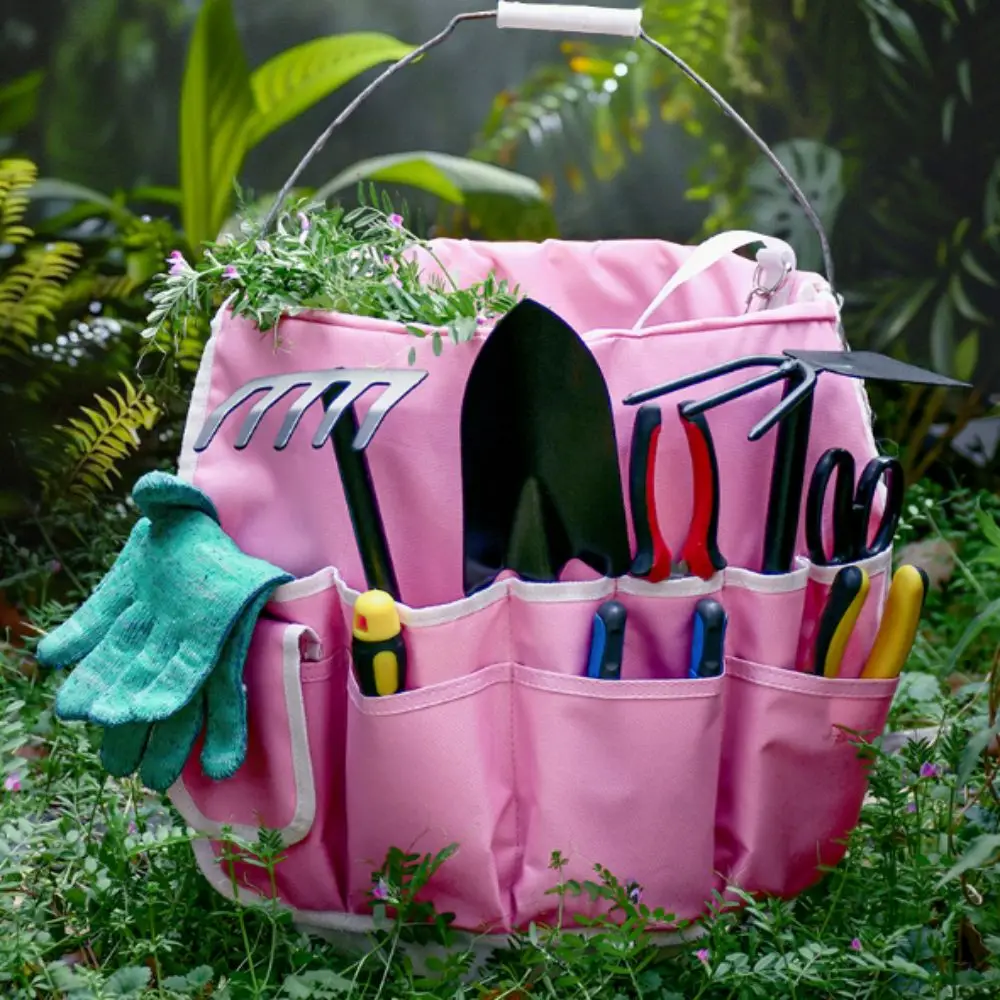 

Oxford Cloth Garden Kit Belt Storage Waist Pouch Bucket Kit Pockets Hardware Storage Electrician Tools Bag Electrician Tools