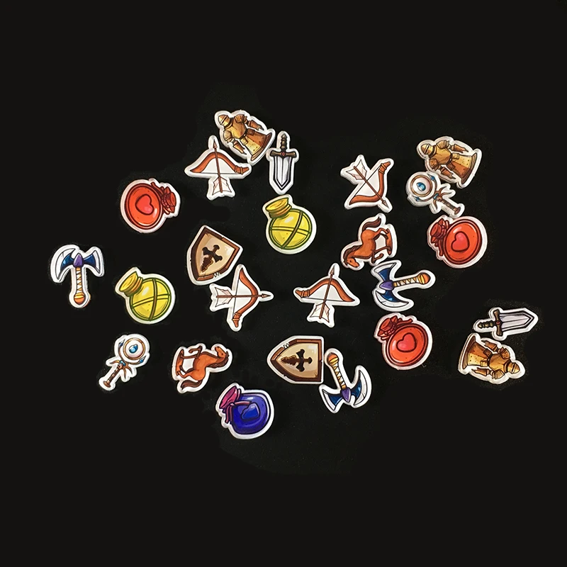 

Board game accessories Acrylic token Customization of tabletop games Marker model