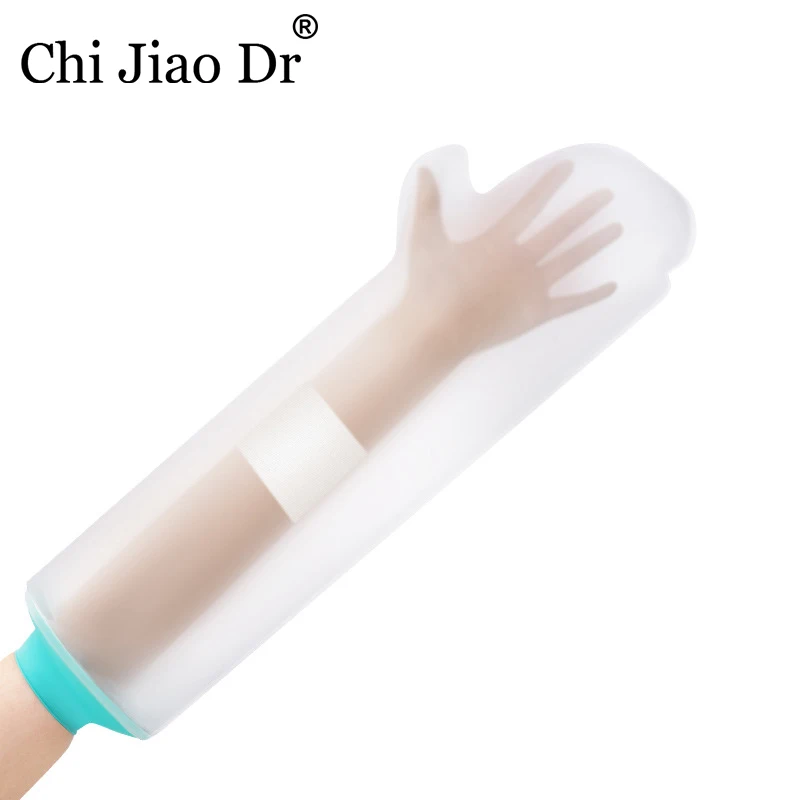 

ChiJiaoDr зеленый силиконовый гипсовый чехол для душа с перелом, водонепроницаемый чехол для ухода за руками и ногами, защитный чехол для душа, 2 шт.