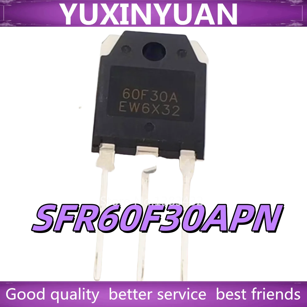 （5/PCSs）New Original SFR60F30APN 60F30A TO-3P 300V 60A Welder quick recovery diode In Stock