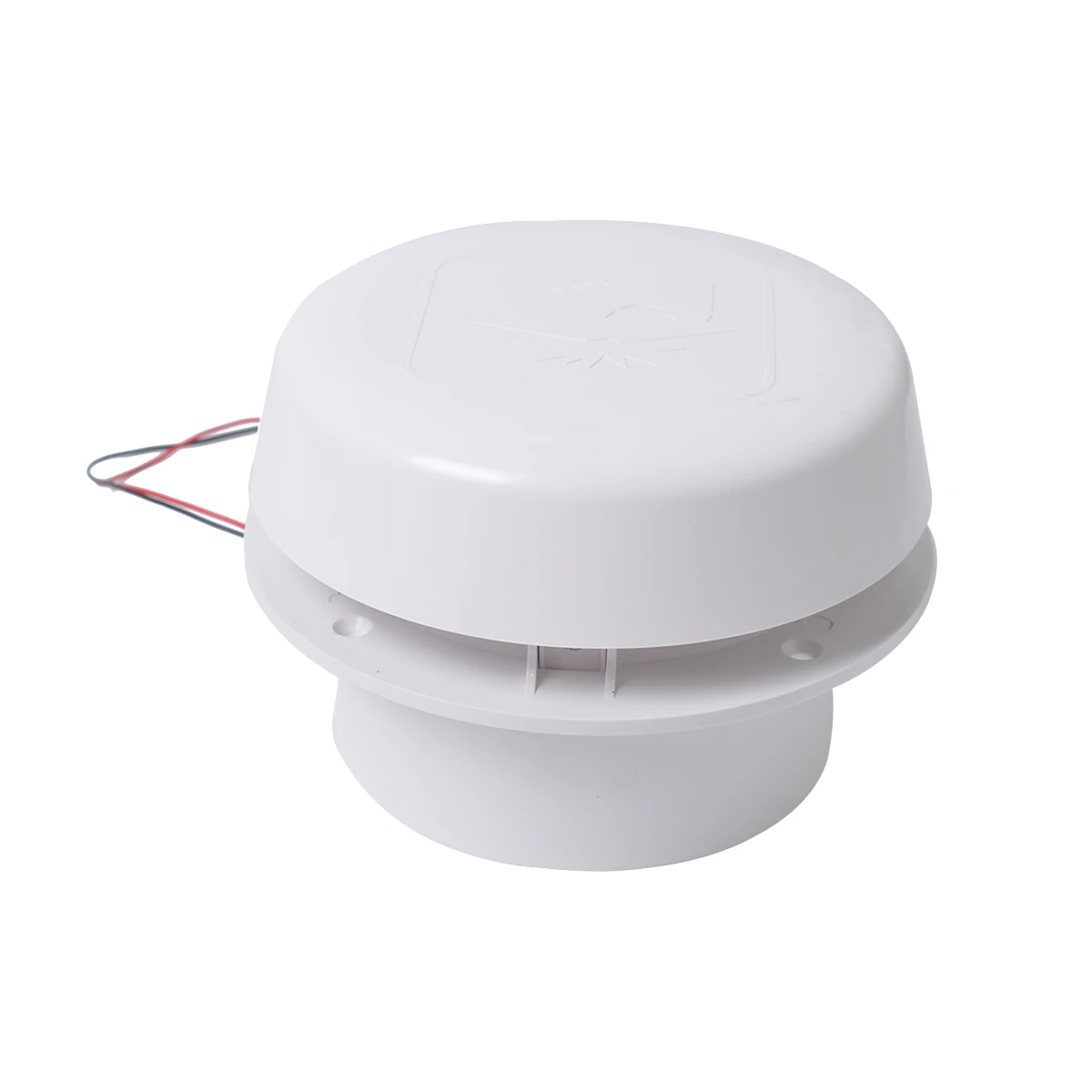 

12V Mute Rv Roof Air Vent Fan Mushroom Shape Durable Waterproof For Camper Commercial Vehicle Yacht White Vent
