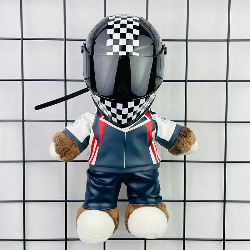 

Локомотив медведь шлем украшение багажник автомобиля кулон ретро стиль подарок для мальчика и девочки автомобиль кукла шлем