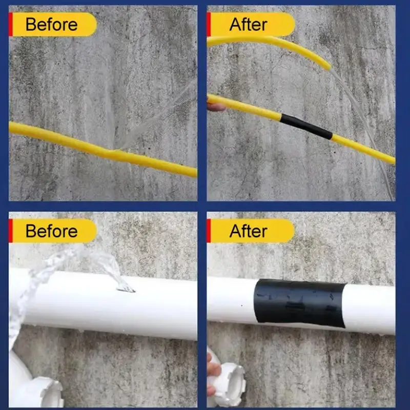 شريط إصلاح تسرب PVC فائق القوة ومتين للغاية - حل محكم الغلق ومقاوم للطقس وذاتي اللصق لإصلاح الإصلاحات الفورية #5