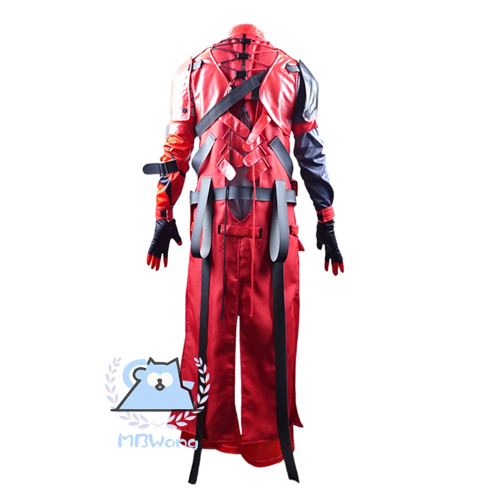 Game Waves Cosplay Costume para Homens e Mulheres, Peruca e Brincos, Cabelo Branco, Peruca, Festa de Halloween, Uniforme de Carnaval, Acessórios, Roupas de Festa