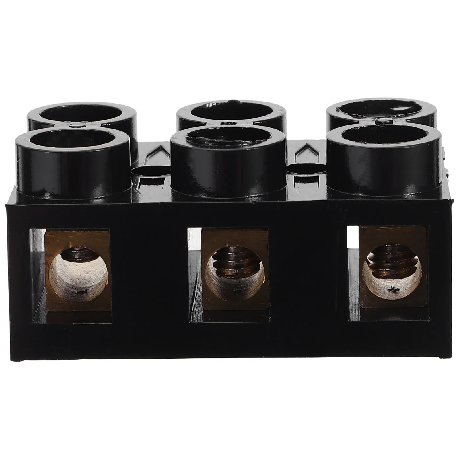 

3 Position Dual Row Screw Terminal Block High Current Wire Connector Flame Retardant Electrical Barrier Strip For