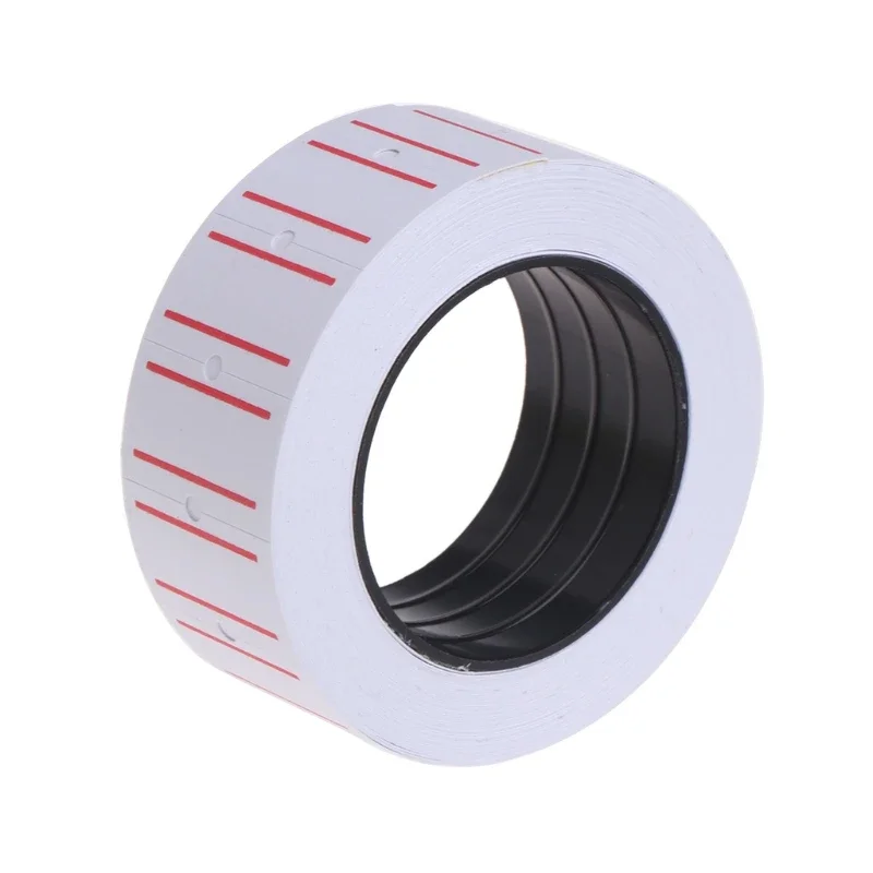 N2UB White Adhesive Price Label Set of 500 School Stationery Book Marking Decal for Store Jewelry Vegetable Fruit Tags
