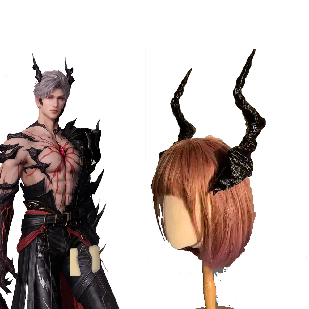 Juego Love and Deepspace Sylus Cosplay cola de dragón cuerno cola mito tarjeta donde Drake sombras otoño accesorios de Cosplay