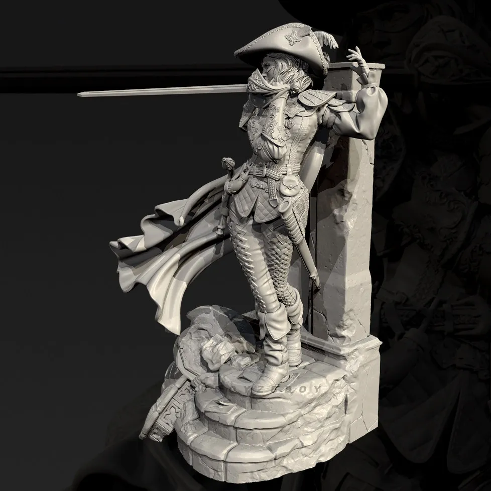

The height of man 38mm 50mm 75mm 90mm Resin model kits figure colorless and self-assembled （3D Printing ）TD-7724/3D