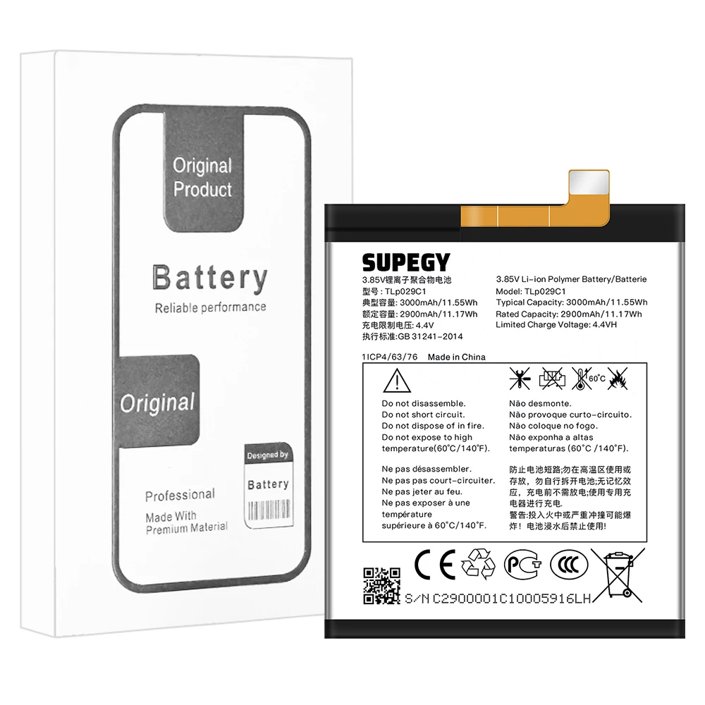 TLP029C1 TLP029C7 Battery For TCL Alcatel ALC A30 Fierce A30Plus OT-5049S OT-5049Z For Blackberry Key2 LE Key 2LE