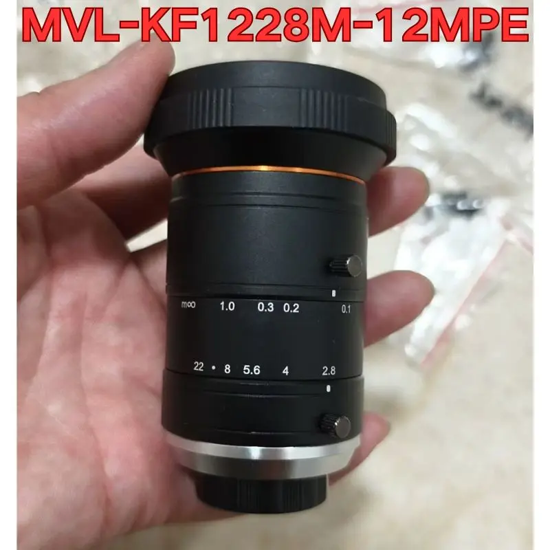 Second-hand MVL-KF1228M-12MPE industrial camera lens function test is normal