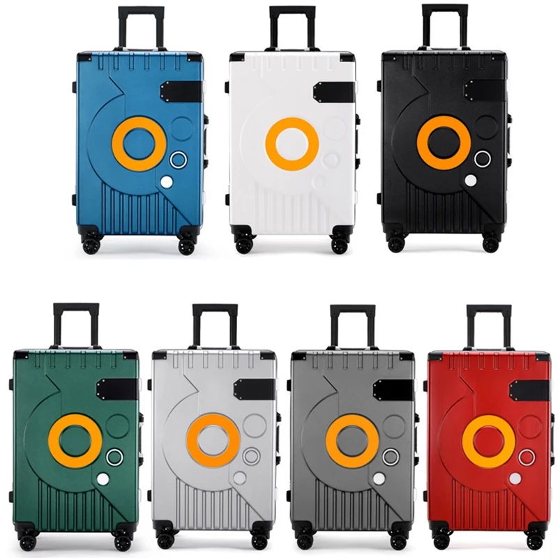 Fashion Large Travel Luggage Trolley Trunk Outdoors 20'22'24'26 Inch Universal Package Mute Brake Men's Women's Luxury Suitcase