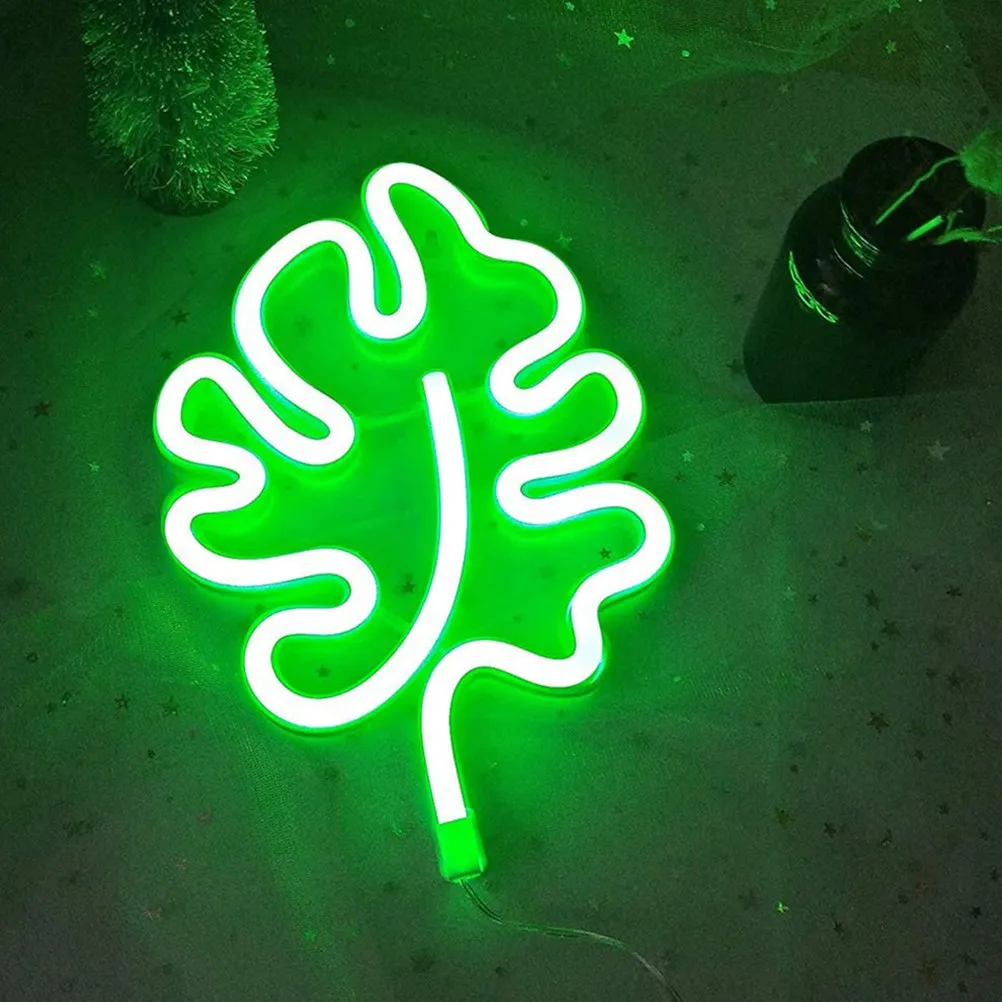 

Premium Monstera Leaf LED Neon Lamp Creates Wide Illumination Romantic Atmosphere Ideal Bedside Table Festival Decor Night Light