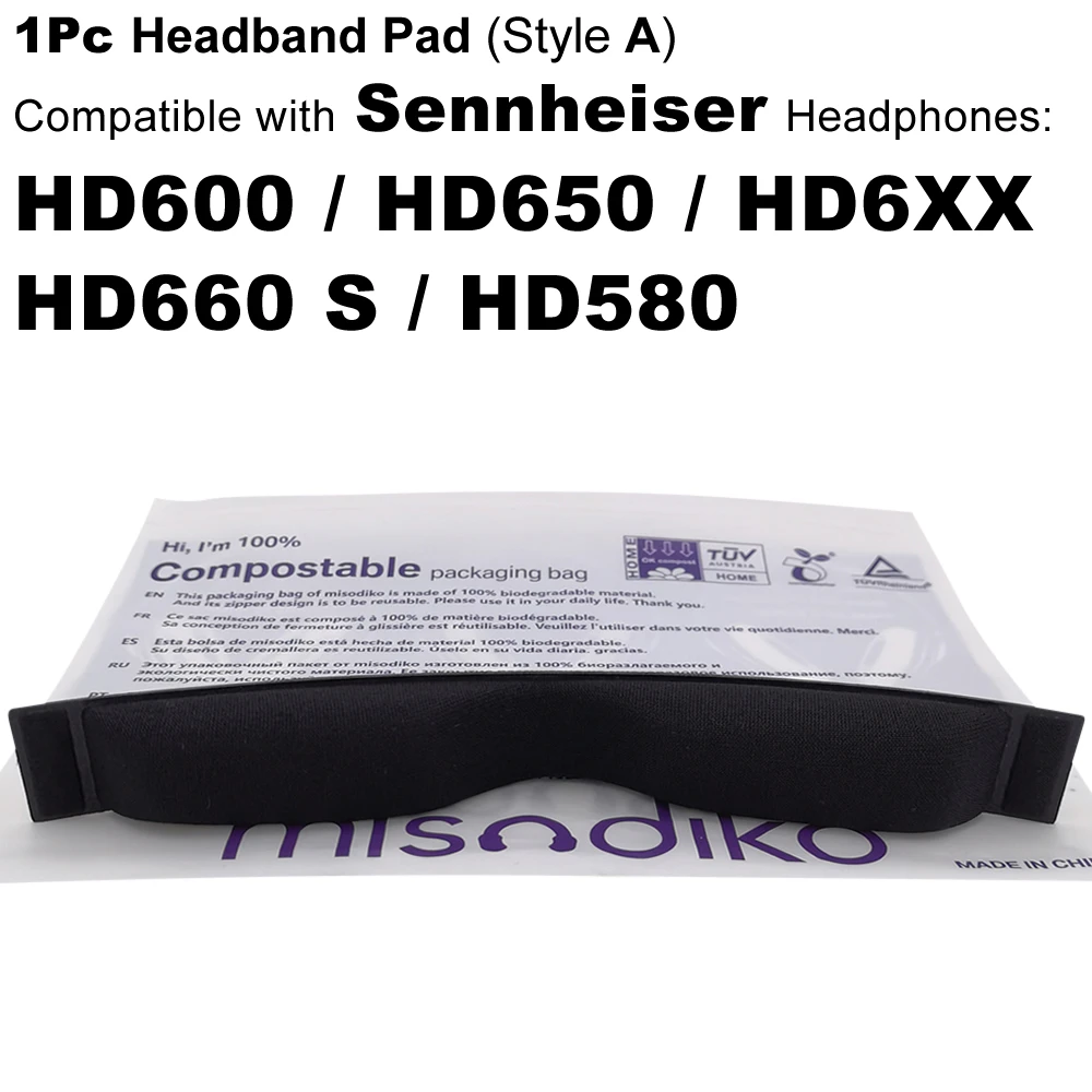 misodiko Headband Pad Replacement for Sennheiser HD600 / HD650 / HD660 S / HD6XX / HD580 Headphones