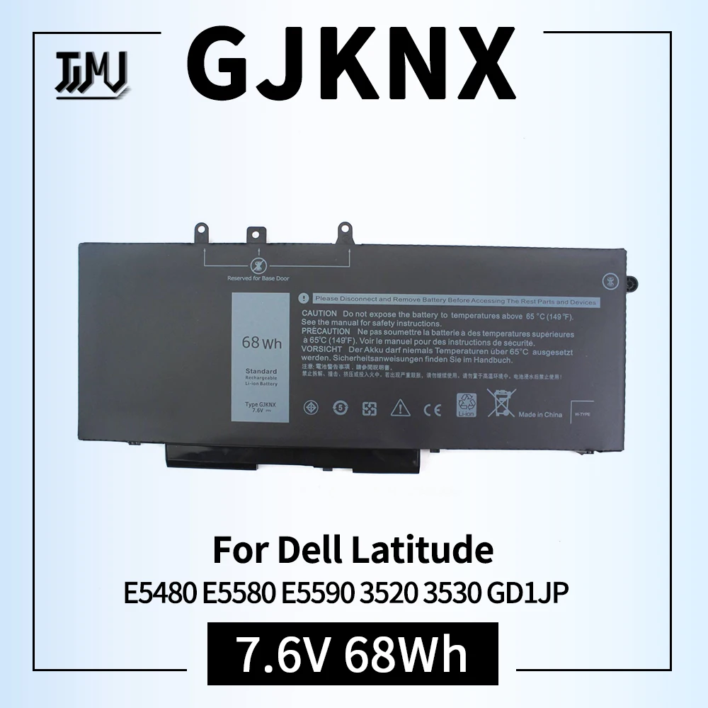 

Аккумулятор GJKNX для ноутбука Dell Latitude 5480 5580 5280 5288 5290 5490 5491 5495 5590 5591 E5480 E5580 Precision 15 3520 3530