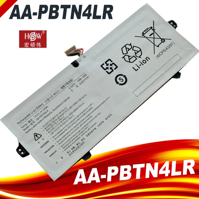 

AA-PBTN4LR Laptop Battery For Samsung NP940X5M-X02US NP940X3M-K01US NOTEBook 9 PRO 15 NP940X5N NT950QAA NP940X3M NP940X5M