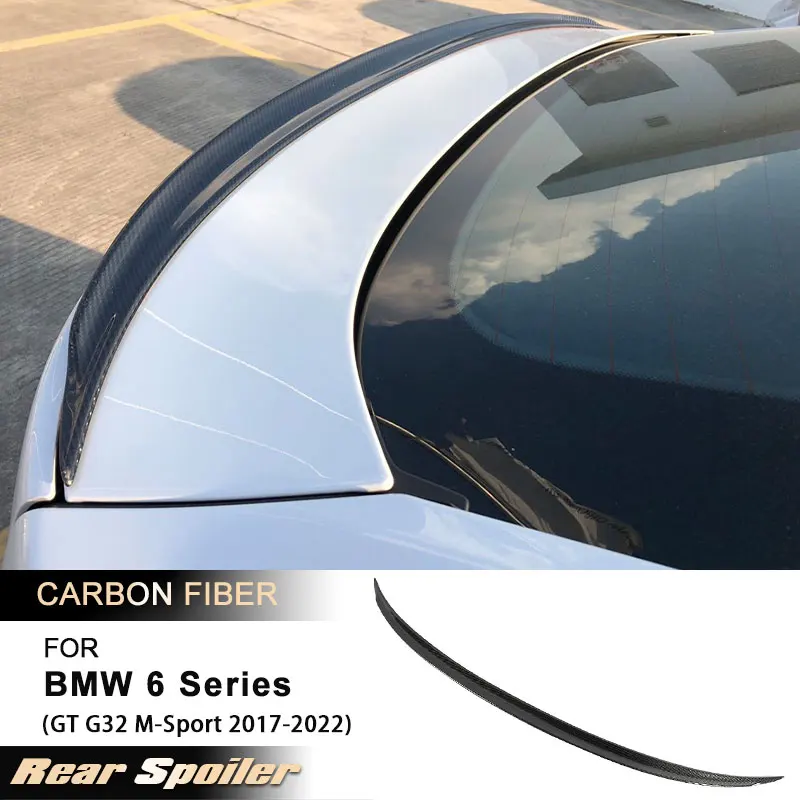 

Car Rear Trunk Spoiler Wings for BMW 6 Series GT G32 M-Sport 2017-2022 Racing Rear Spoiler Boot Wing Lip Full Carbon Fiber