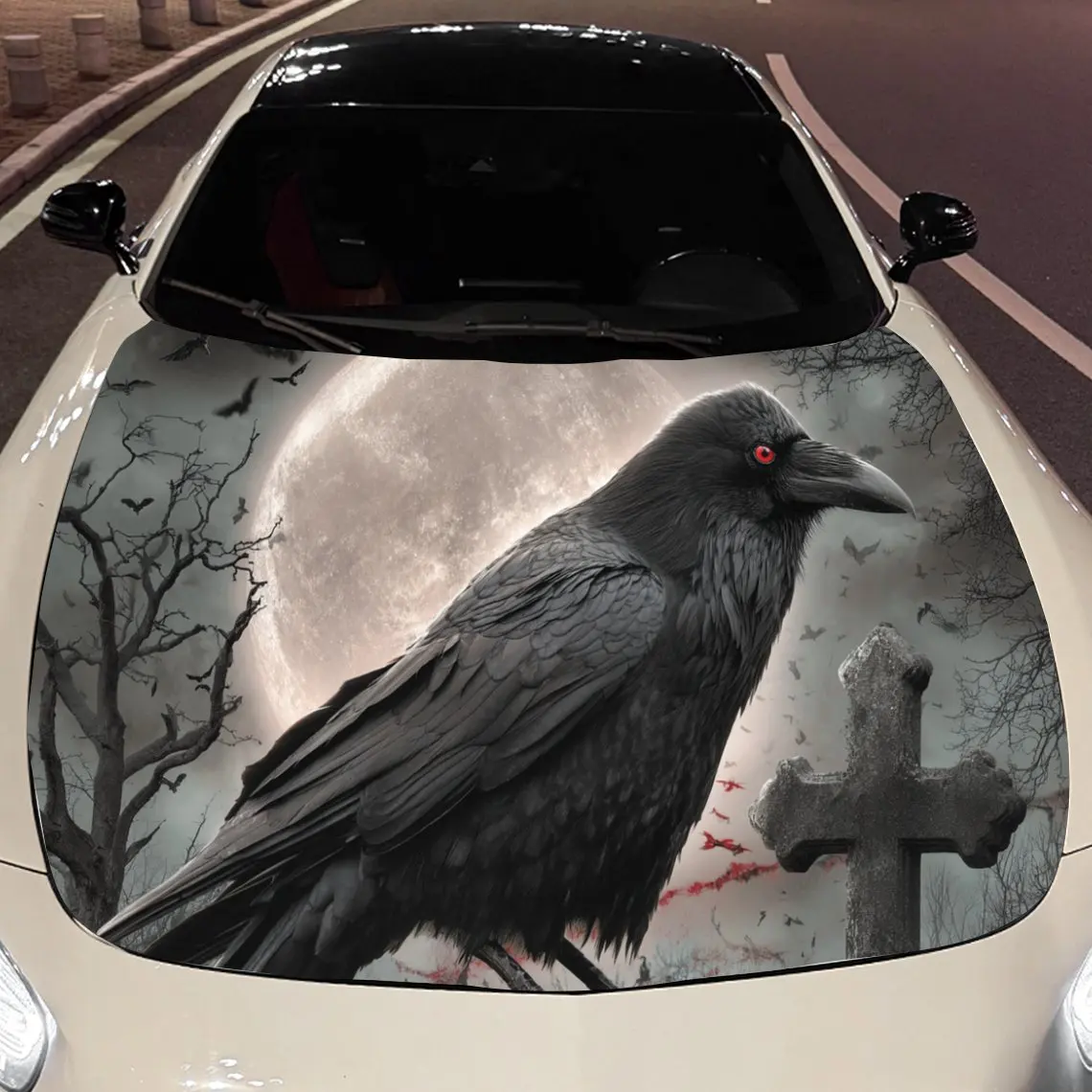 Grim Graveyard Crow…