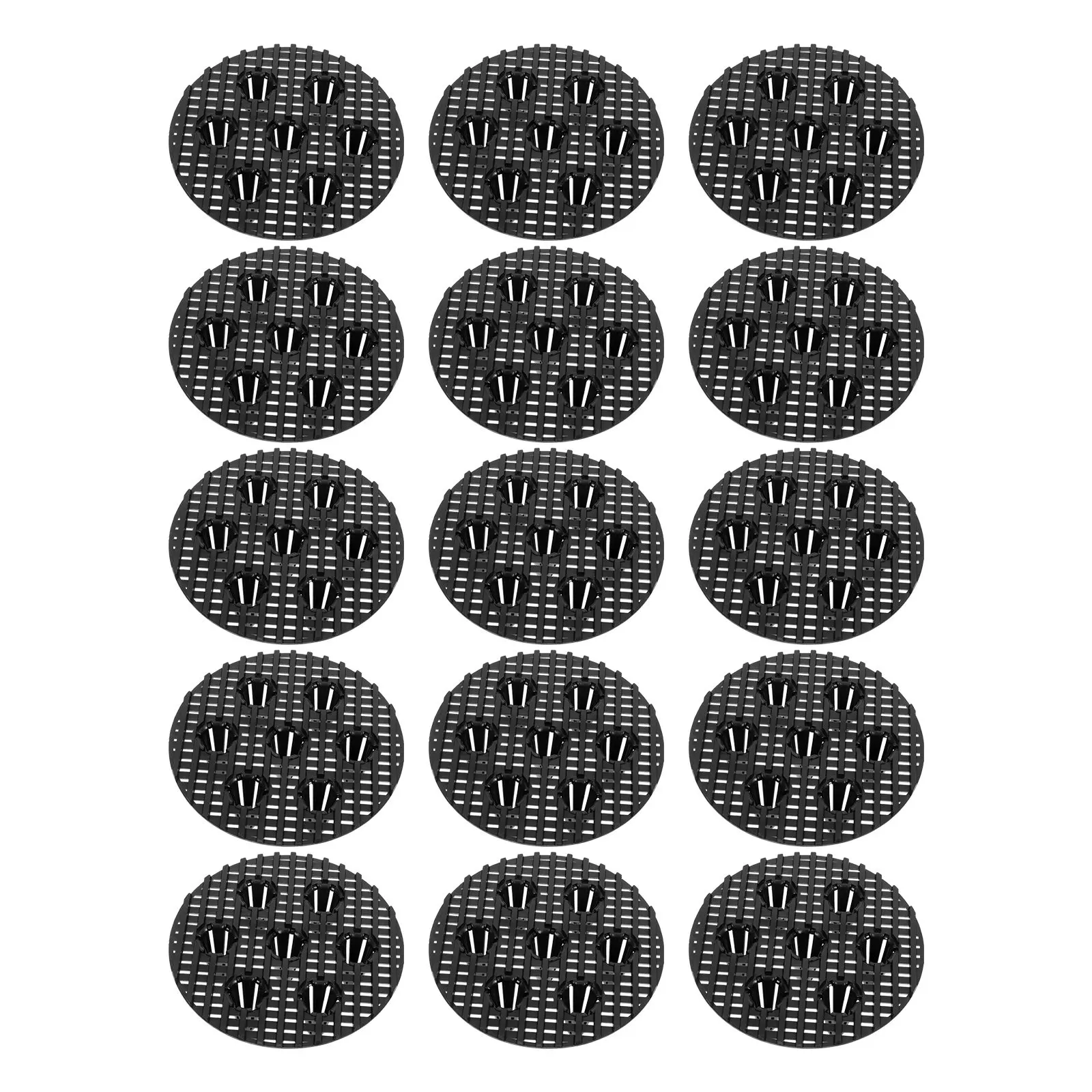 15Pcs Plant Pot Elevator Risers Plastic Flower Pot Feet for Drainage Root Rot Prevention Suitable for Indoor Outdoor Succulents
