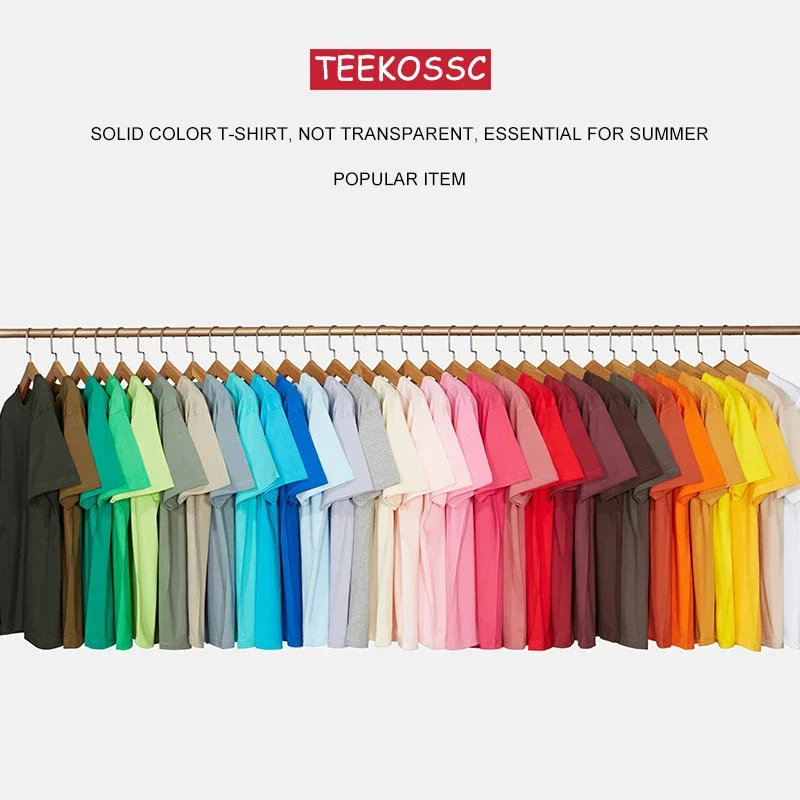 Campus Top Loose Cotton Solid Tshirts Men Woman Short Sleeve Fashion Brand Trend Couple Clothing Tees Candy Color Summer Tops