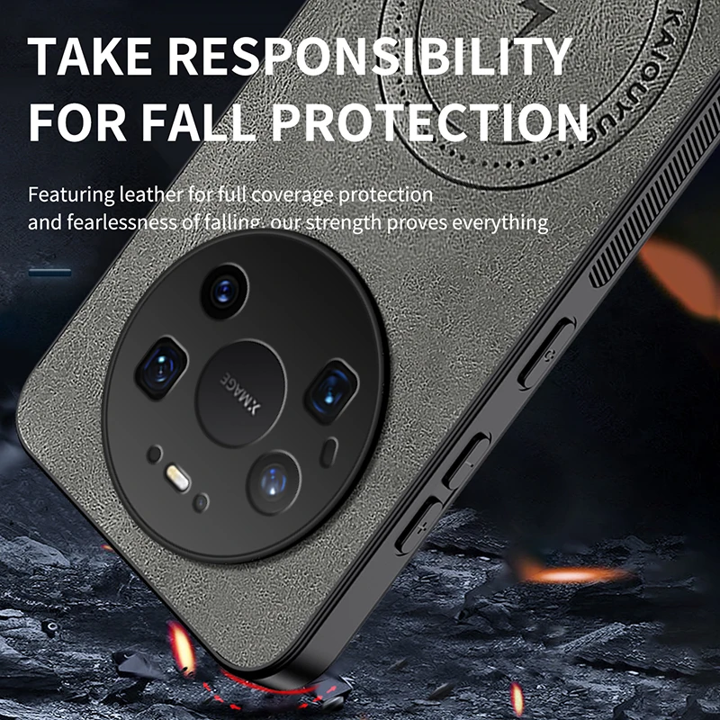 لهواوي ميت 80 برو ماكس 5 جرام الغطاء الخلفي الجلد يشعر للصدمات الهاتف بولي Leather حافظة جلدية لينة Fundas لهواوي ميت 80 برو ماكس #4