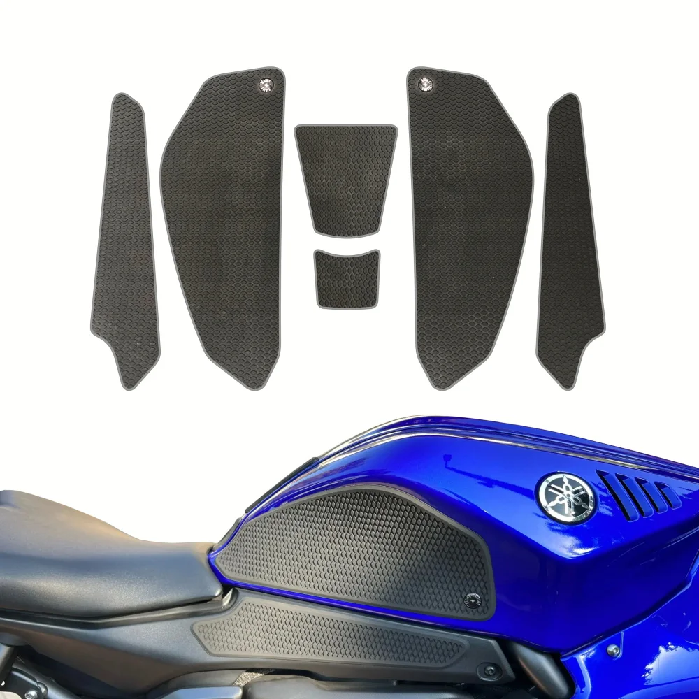 Tank Grips And Tank Pad For Yamaha YZF R7 YZF-R7 2021 2022 2023 2024