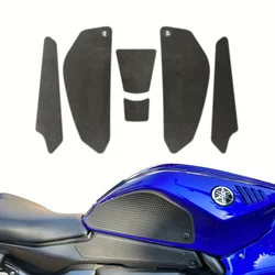 Empuñaduras de tanque y almohadilla de tanque para Yamaha YZF R7, YZF-R7, 2021, 2022, 2023, 2024