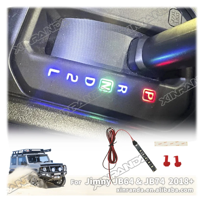 Car Interior Light GEAR LED spare buttorn for Suzuki Jimny JB64,JB64W,JB74,JB74W decoration accessory