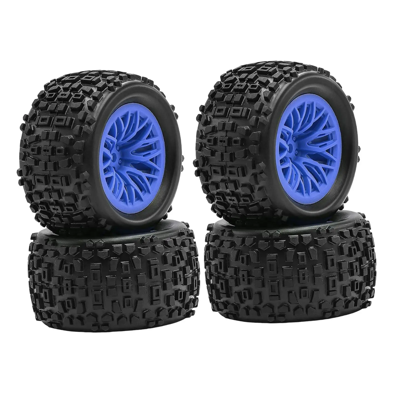 

1:18 Scale RC Car Tires 1/18 RC Crawler Wheels Easy Installation Replaces