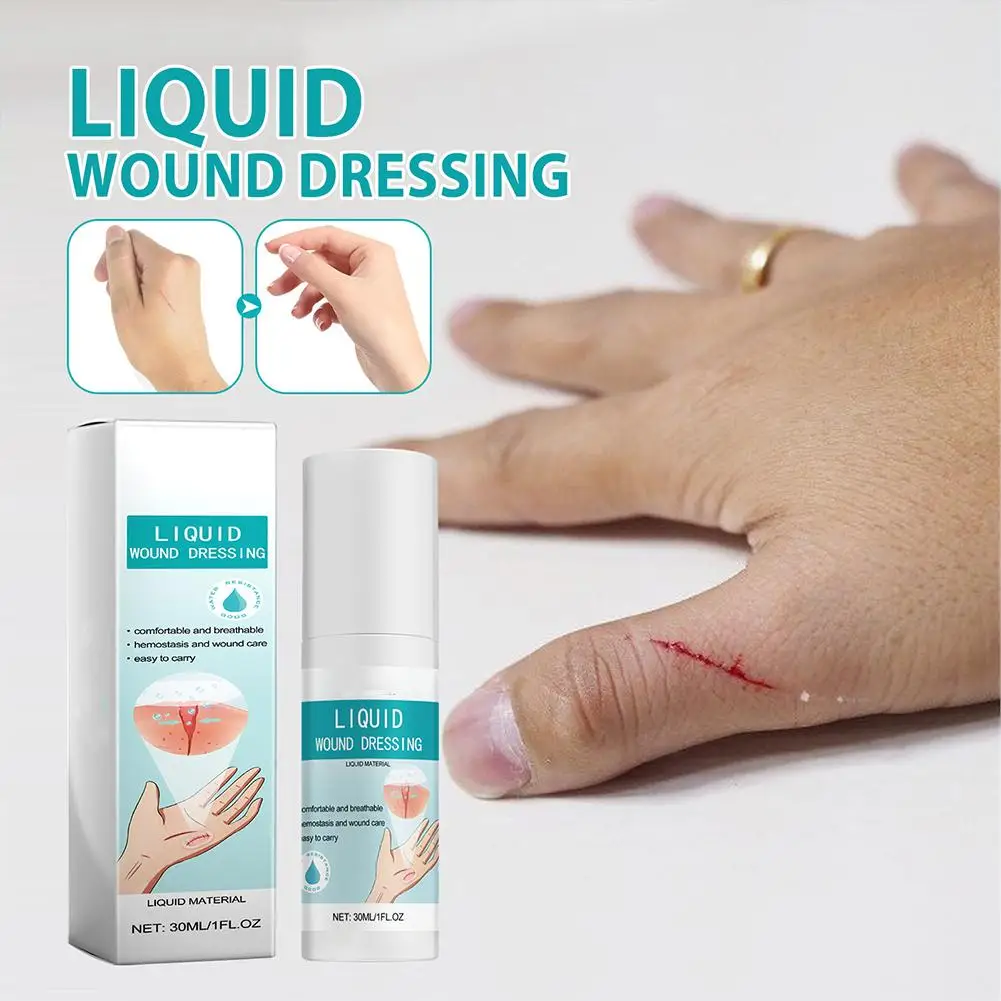 Liquid Bandage Spray Promote Wound Healing Bleeding Bruising Skin Recovery Wound Cleansing Breathable Waterproof Band Aid Spray