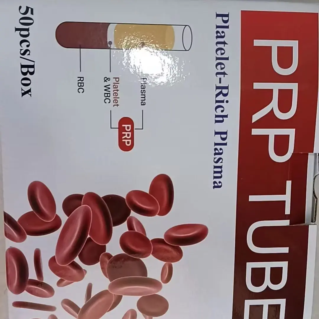 10/50Pcs Sterile prp Tubes ACD+Gel PRF GFC with 64 Needles Professional Kit for prp Therapy Skin & Hair Growth