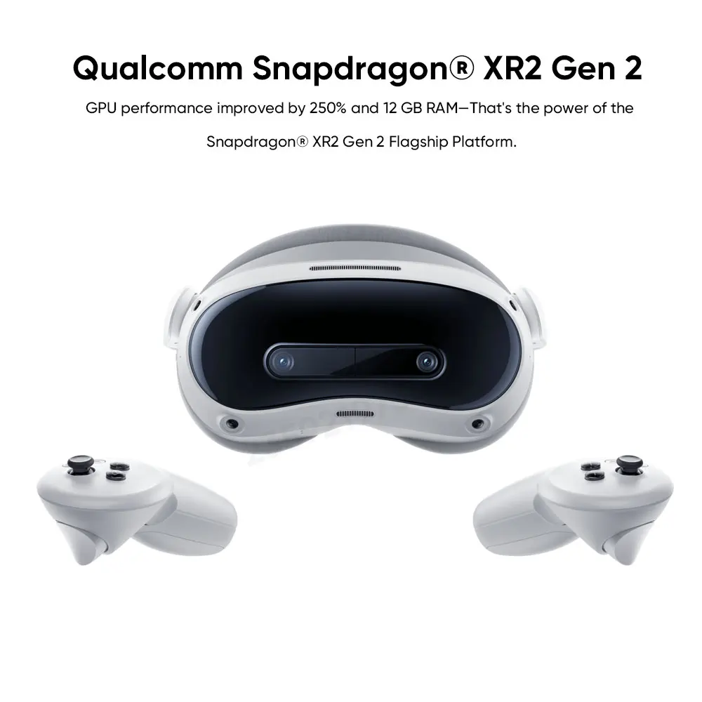 PICO 4 Ultra VR MR Headset 3D Wireless VR Glasses 6DOF Virtual Reality 4K Display for Steam Games Mac Windows Mobile All-in-one