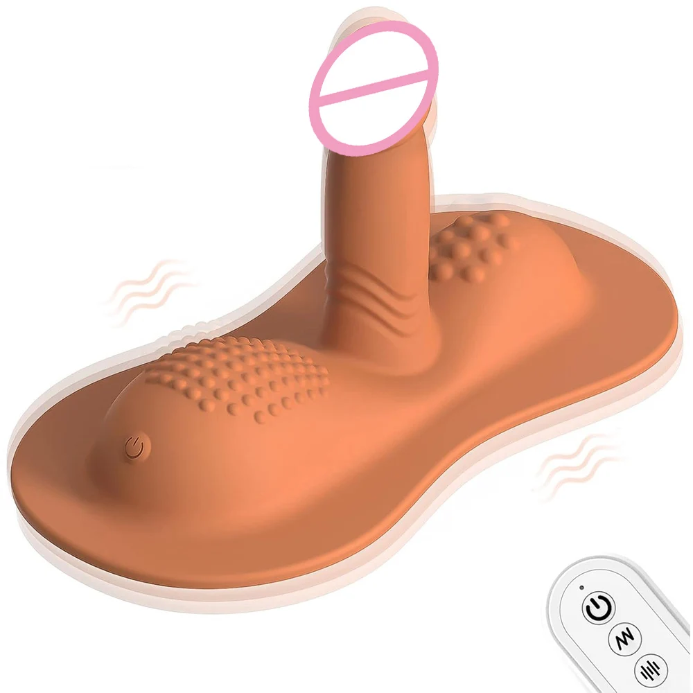 SCBig Sit and Ride Vibrators Dildo with 10 Vibrating Modes Remote Control Clit Anal G Spot Stimulator Adult Sex Toy for Women Ma