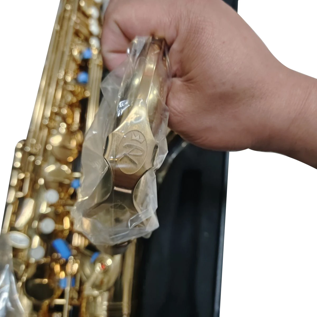 Professional France Brand New RST-Q3 Gold lacquer Double Tendon Tenor saxophone With case mouthpieces music instrument sax