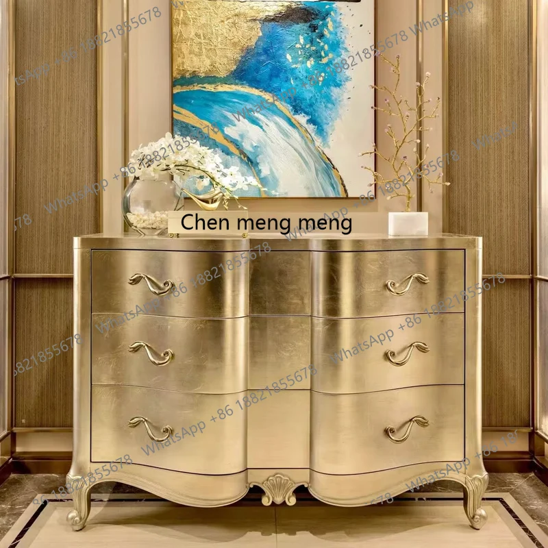 

Американский светлый роскошный комод, вход в гостиную, комод для спальни из цельного дерева, шкаф для гостиной