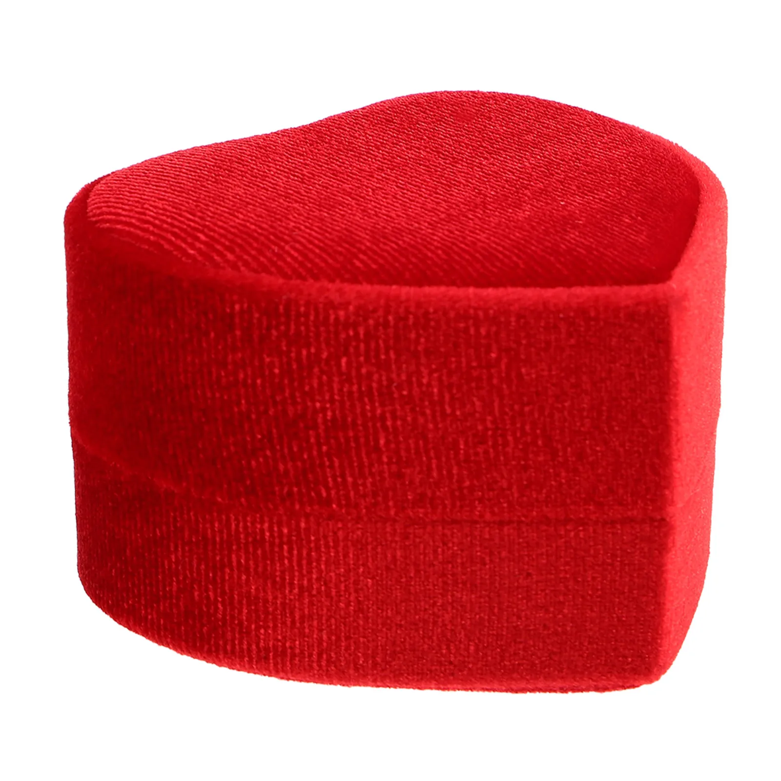 

Шкатулка для украшений в форме сердца для обручального кольца, для предложения руки и сердца, для свадебной церемонии, держатель для кольца с крышкой, элегантный винтажный дизайн, компактная.